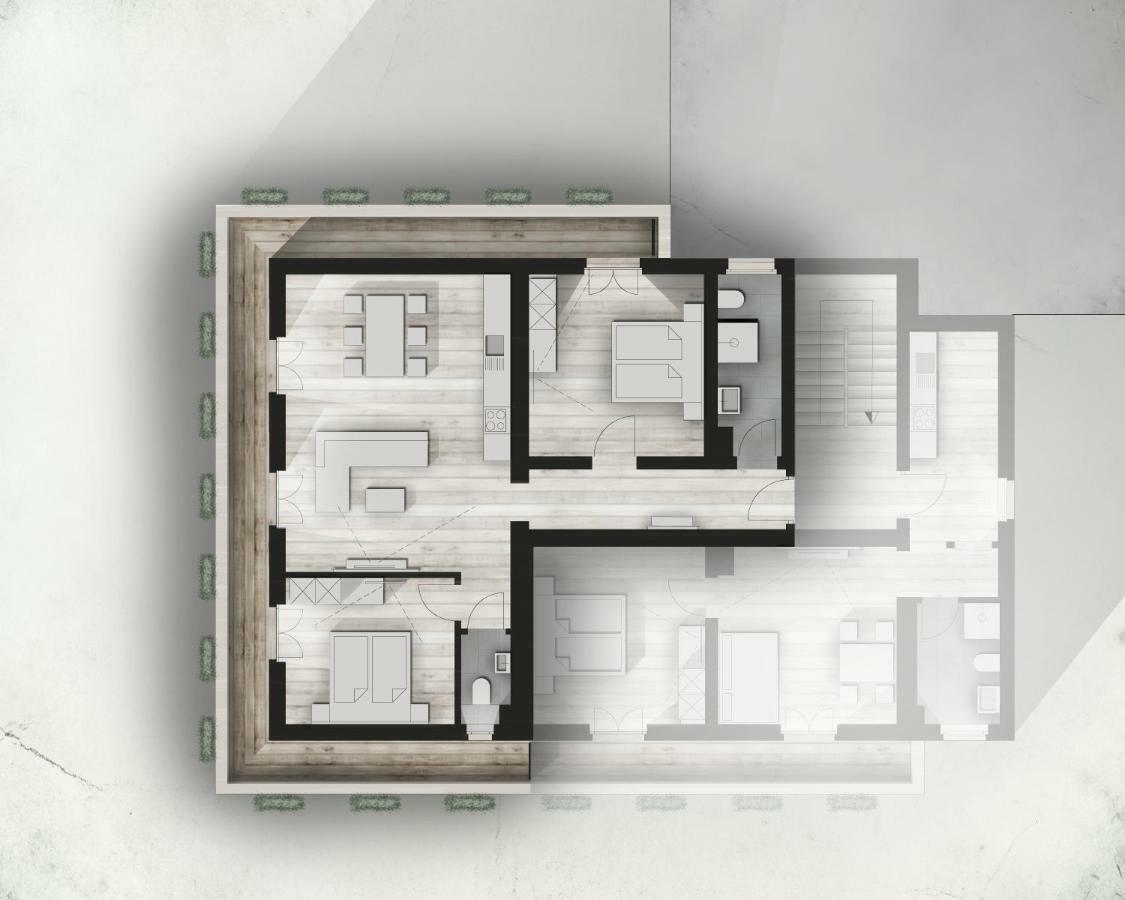 Hillside Apartments Pircher Fuegen Luaran gambar
